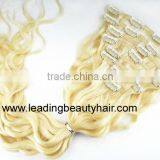 Remy Hair,golden Clip in Hair,100% Human Hair thumbnail-1