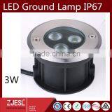IP67 CE ROHS Certification STAINLESS STEAL Outdoor Lamp 3W LED Under Ground Lamp Quality Choice