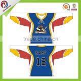 Team High Quality Sublimation Ice Hockey Jersey and Tops and Pants 100% Polyester Hockey Jersey thumbnail-3