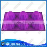 6 Cups Cake Silicone Bread Baking Mold thumbnail-1