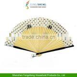 Cat Hand Fan Chinese Japanese Folding Bamboo Flower Wooden Handfan thumbnail-3