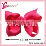 2015 New Special Design 4 Inch Ribbon Bow Green Hair Accessories (XH11-1176) thumbnail-2