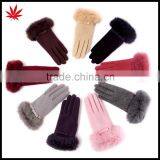 2016 New Gloves Female Winter Lovely Han Edition Rabbit Wool Gloves With Velvet Thickening ms Students Warm Gloves thumbnail-1