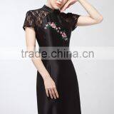 New fashion Cheongsam embroidered dress in hot selling