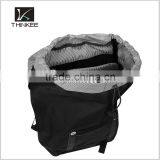 High Quality 2015 New Custom Fashion Men Black Backpack Canvas