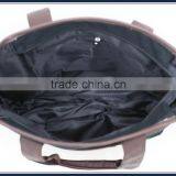 Fashion Cotton Handbags With PU Handle thumbnail-4