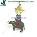 Top Quality Enamel Japanese Boxer Pendant for Keyring thumbnail-1