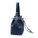 Leather Drawstring Bag for Ladies, Called Fringed Bag and Bucket Handbag thumbnail-4