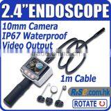 2.4 LCD Video Pipe Waterproof TV Output Borescope Endoscope Inspection Camera thumbnail-1