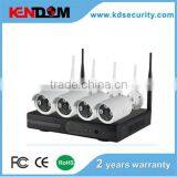 4CH Wireless Cctv Kit 4 Bullet Wireless Video Camera CE,FCC,RoHS ip Camera Kit thumbnail-1