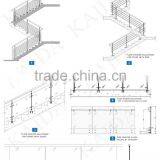 Adjustable Handrail Tube Support Bracket thumbnail-6