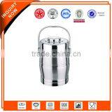 Stainless Steel Ovaloid Divider Lunch Box thumbnail-1