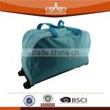 China Wholesale Light Blue 600D Trolley Luggage Bag thumbnail-2