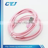 metal casing sync data micro usb cable 1m/2m