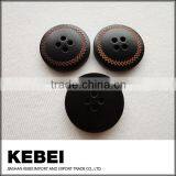 High Quality Classical Wooden Sewing 4-holes Buttons thumbnail-3