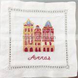 Hand Embroidery Lavender Pillow thumbnail-4