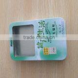 Eco-friendly Tea Boxes/ Chinese Food Packaging Tin Cans , Square Tin Box