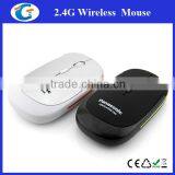 Fancy Flat 2.4Ghz Laptop Wireless Mouse With DPI Button