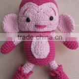 Cute Handmade Crochet Monkey Toys for Baby Kids and Children thumbnail-3
