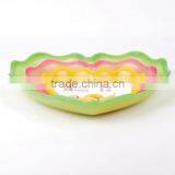 Heart Shaped Plastic Tray/Plastic Dinnerware/Plate/ Dishes/Heart Shaped Bowl/comport/Fruit Plate/Vegetable Plate/