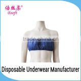 2015 Hot Selling Latest Design Women Sexy Bra Disposable Nonwoven Bra