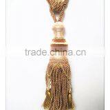 Curtain Accessories Tieback With Beads, Brush Bullion Tieback Tassel of Curtain Accessory thumbnail-1