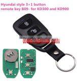 New Arrival Hyundai Style 3+1 Button Copy Remote Key Master for KD300 and KD900 to Produce Any Model Remote