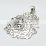 A Little Dearer !! Green Amethyst 925 Sterling Silver Pendant, Silver Jewelry 925, Sterling Silver Jewelry thumbnail-3