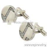 Carbon Fiber Details Custom Mens Shirt Dress Stainless Steel Bulk Cufflinks