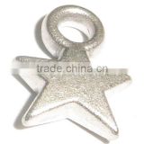 Eco-friendly five -stars metal charm for metal accessories