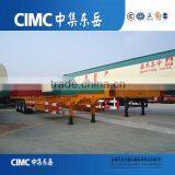 China CIMC 2 Axle Chassis Semi Trailer Container Transport Truck Trailer thumbnail-5