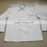 removable buttons chef uniform