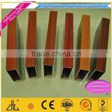 2014NEW and Popular ! 6063-T5 Wood Finish Aluminium Profiles/OEM/ODM Wood Effect Aluminium Powder Coatings Profile thumbnail-5