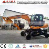 4x4 WD Wheel Excavator