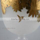 White + Pure Gold Quartz Crystal Singing Grail Bowl thumbnail-3