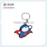 Flying Cute Doraemon Soft PVC Keychain Ring