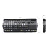 handheld mini wireless keyboard for smart tv with IR remote&touchpad for android tv pc