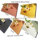 Gold Wall Panel Mirror Surface Aluminum Composite Panel High Quality thumbnail-2