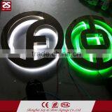 CE UL Rohs LED Backlit Acrylic Base Stainless Steel Illuminated Sign Letters thumbnail-5