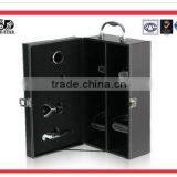 Mental Lock 2 Bottle Pack pu Wedding Wine Box