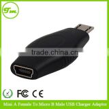 Micro USB 2.0 Male to Mini USB Female Adapter Converter Connector USB Adapter