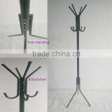 Modern Metal 8 Branches Cloth Hanger Rack Standing Coat Rack thumbnail-1