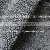 synthetic sherpa fabric with top-color fading