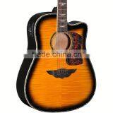Acoustic Electric Guitar High Grade Good Price Wood Guitar thumbnail-3
