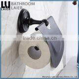 Customized Multi-Purpose Covered Zinc Alloy ORB Finishing Bathroom Accessories Wall Mounted Toilet Paper Holder thumbnail-1
