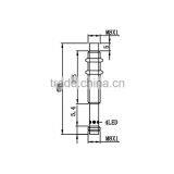 M8 Plug Series Non-flush Standard Inductive Proximity Sensor