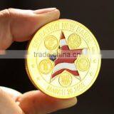 customized five star die casting new dawn coin