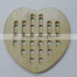 Heart Wooden Trivet thumbnail-1