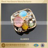 Colorful 19mm Flatback Rhinestone Pearl Sewing Buttons