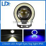Auto Fog Daytime Running Light Double Halo Rings RGB COB Eagle Eye Light thumbnail-4
